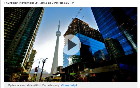 The Condo Game, CBC documentary on Toronto – cautionary tale for all  Canadians, communities
