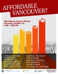 Affordable Vancouver, UBC Robson Sqr debate, 23-Oct-2014, POSTER-rev